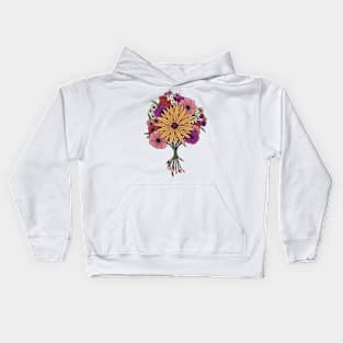 Flower Nature Connection by Tobe Fonseca Kids Hoodie